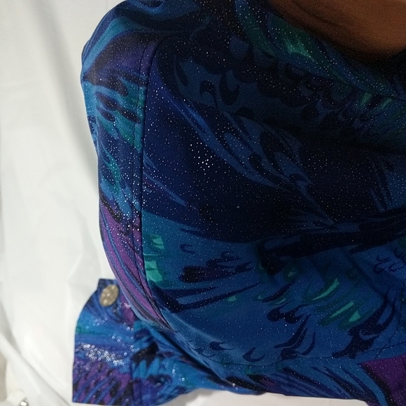 Jackets Galore High Fashion 1980s Style XL Shoulder Pads too Shiney Shimmery - Picture 8 of 8